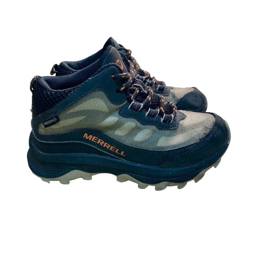 Merrell Kids Navy Blue and Gray Hiking Shoes
